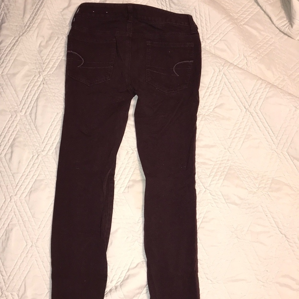 American Eagle jegging (burgundy)